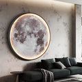 LED Wall Art Lamp - Moon and Earth Design, Multicolor, Acrylic, Various Sizes — Main Image