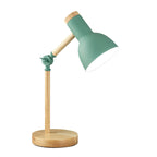 Modern Wooden Desk Lamp Adjustable LED Reading Light Rotatable Arm Home Office — Image 12