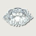 Luxury Crystal LED Ceiling Light Fixture - Multi-Color, Acrylic, 16-inch — Main Image