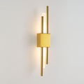 Modern LED Wall Sconce Light Fixture - Gold Finish, Acrylic and Metal, 50cm — Image 19