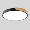 Modern LED Ceiling Light with Wooden Accent in Multiple Colors — Image 7