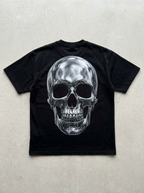Chrome Skull Oversized T-Shirt - Back view