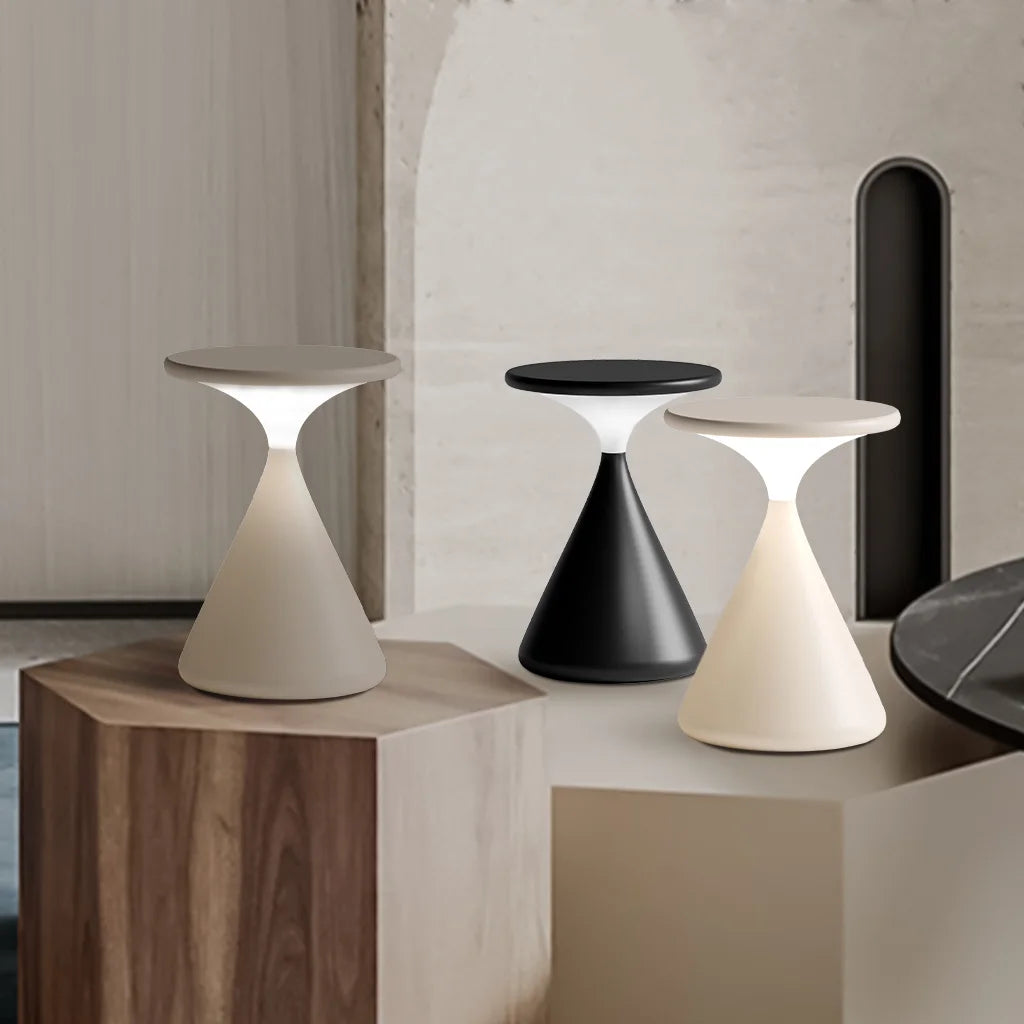 Modern LED Table Lamp Minimalist Design Touch Control USB Rechargeable — Image 9