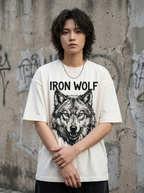 Iron Wolf Oversized T-Shirt - Worn