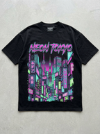 Neon Tokyo Oversized T-Shirt - Front view