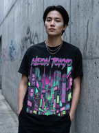 Neon Tokyo Oversized T-Shirt - Worn