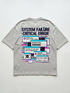 System Error Oversized T-Shirt - Back view