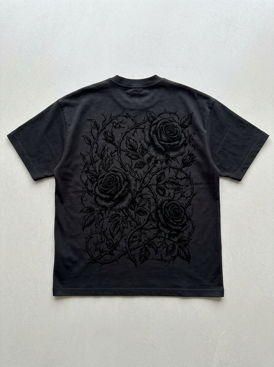 Void Bloom Oversized T-Shirt - Back view